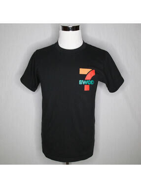 Men’s By Way Of Dallas BWOD x 7 Eleven Black Shirt Sz Medium